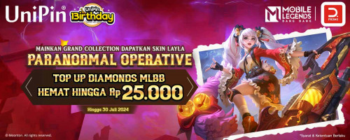 Mainkan Grand Collection Dapatkan Skin Layla di UniPin Bisa Hemat hingga Rp 25Ribu!